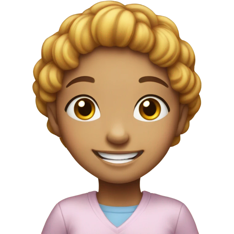 Cute Thankful  and blessed girl  emoji