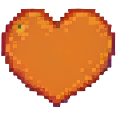 orange heart emoji