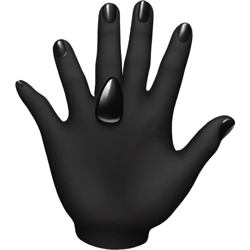 black nails emoji