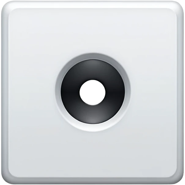 Exact Roblox app icon. One thick white square rotated exactly 45 degrees with a perfectly centered smaller square hole. Solid bright blue background (#2D8CFF). Flat, simple, no shadow, no gradient, no text. Perfect symmetry. emoji