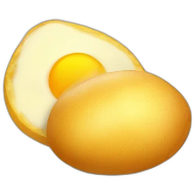 huevo con patatas fritas emoji