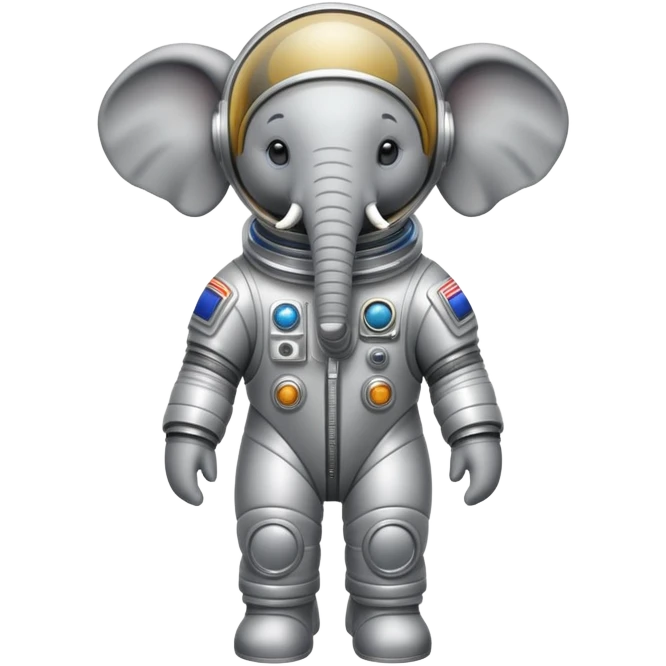 elephant in space suit emoji