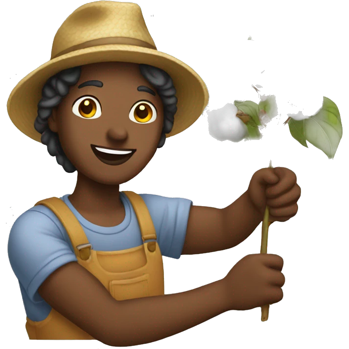 Cotton picker emoji
