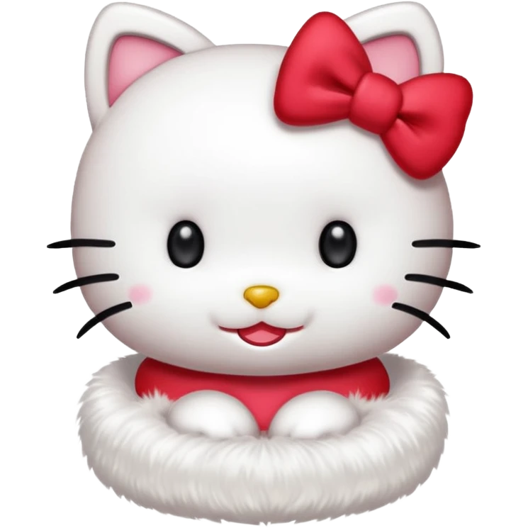Hello kitty cartoon emoji