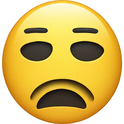 Sad face with glitch  emoji