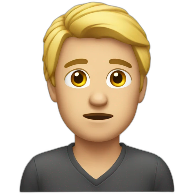 Your own fault displayed  emoji