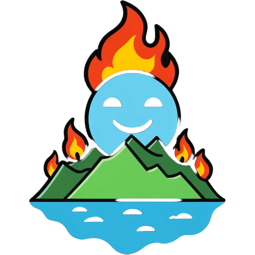 Fire island  emoji