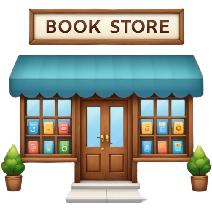 book store exterior emoji