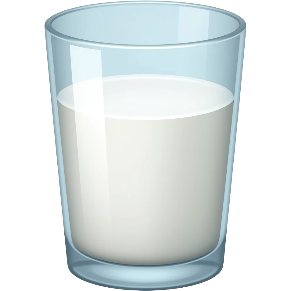 Glass of Milk emoji