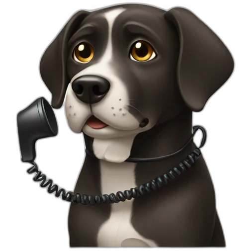 dog-on-the-telephone emoji