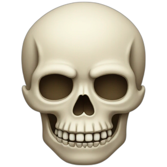sleepy skull emoji