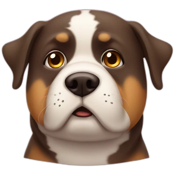 Fat dog emoji