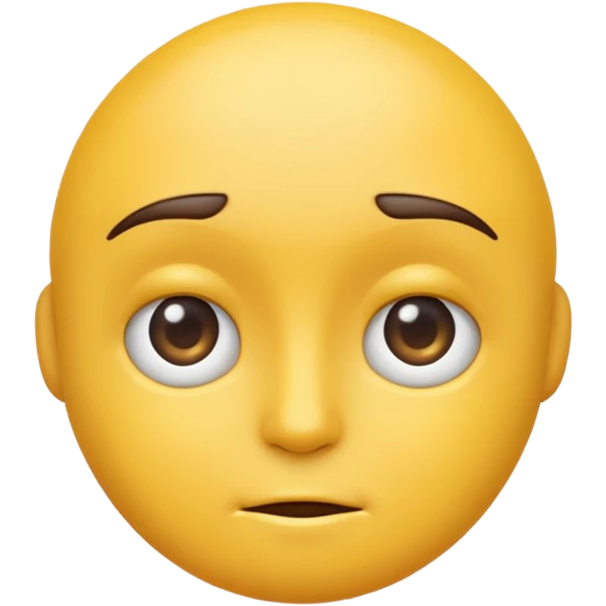 An emoji making a side eye emoji