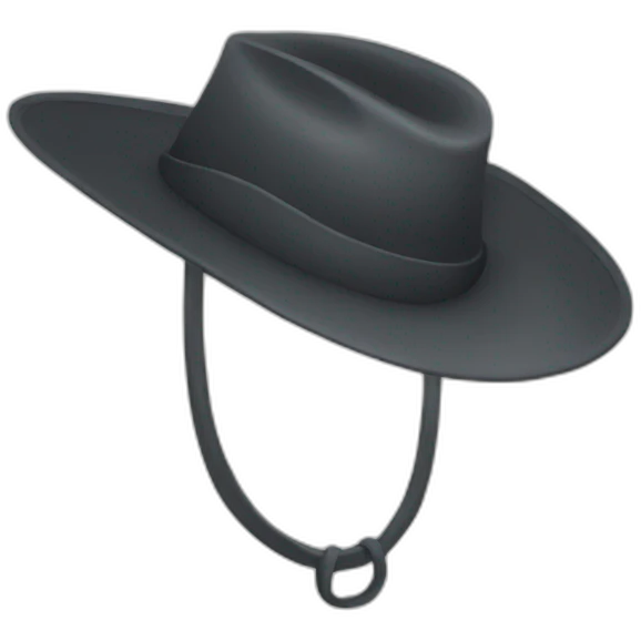 hat with gate emoji