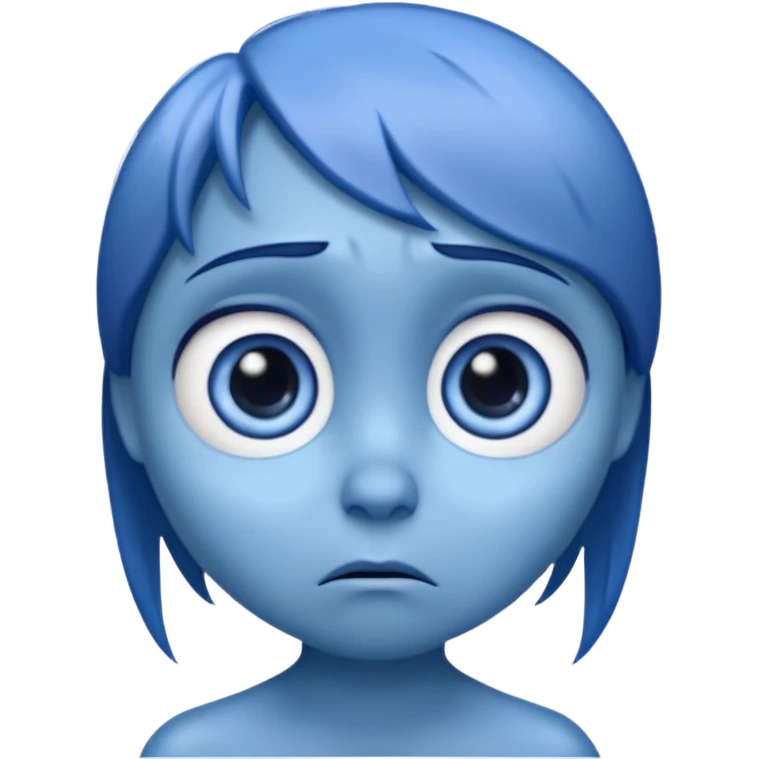 Sadness from the Inside Out movie emoji