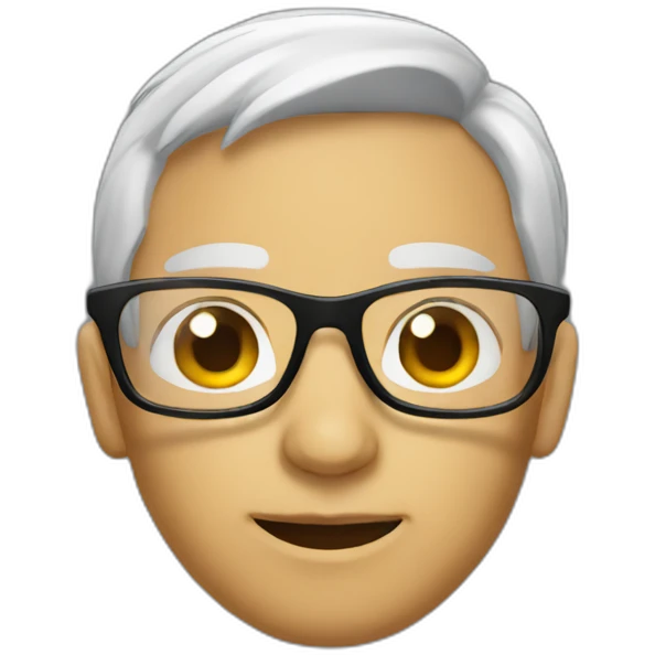 avatar with glasses emoji
