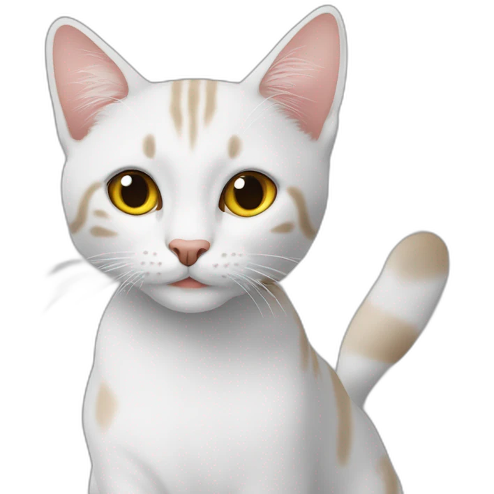 кошка какает emoji