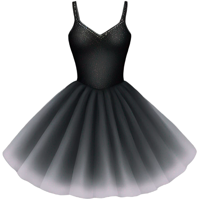 black Ballerina dress emoji