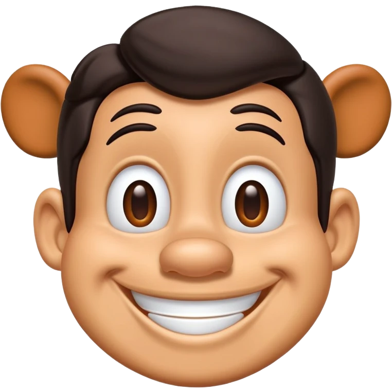 Goofy from Disney smiling emoji
