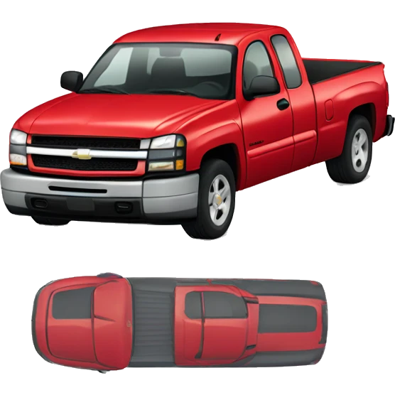 A 2006 Chevy Silverado truck  emoji