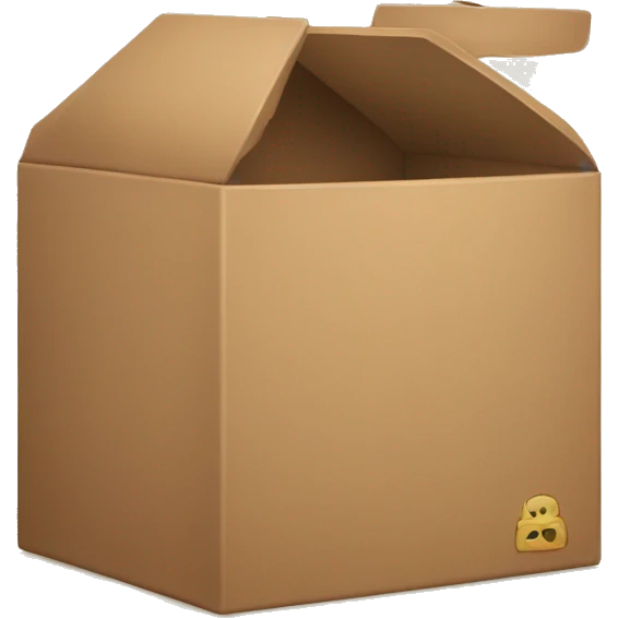 traditional closed box emoji