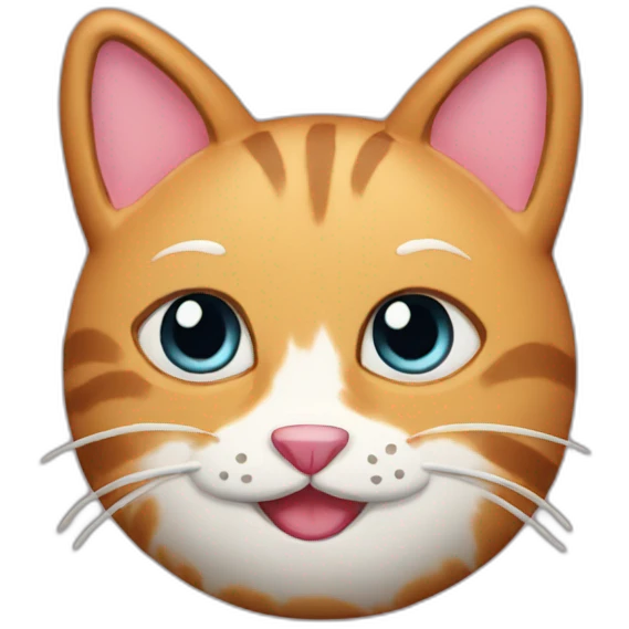 Cat cake emoji