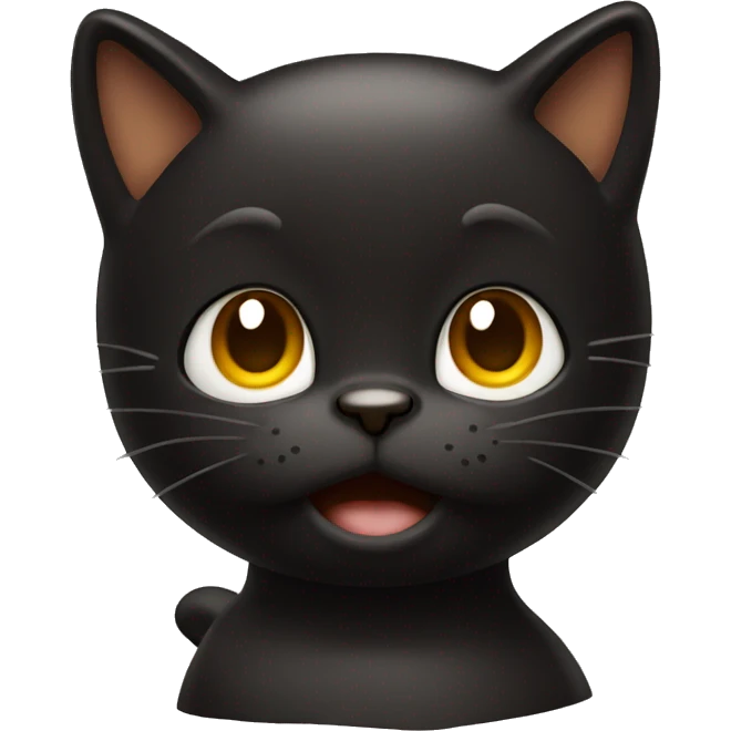 Chococat with raised eyebrow  emoji