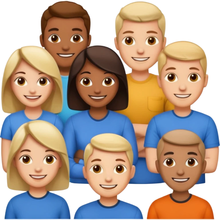 Software Engineering team (multi sex and ethnicity) emoji