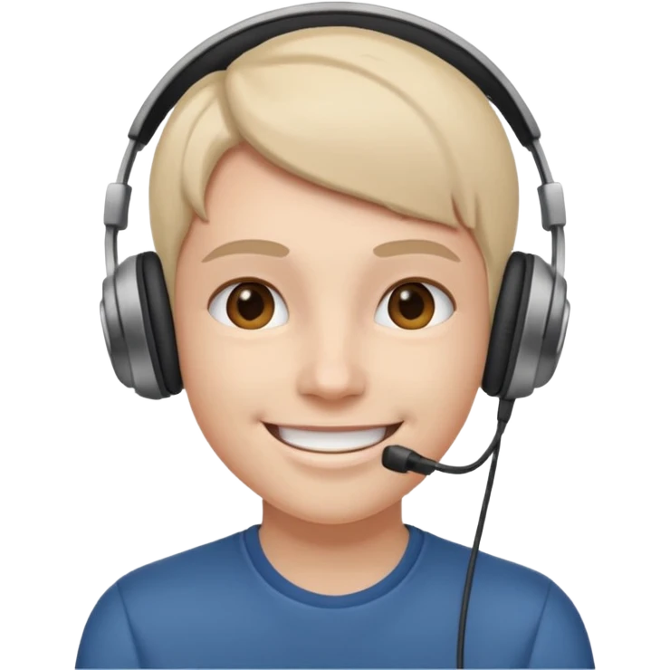 😌 +🎧  emoji