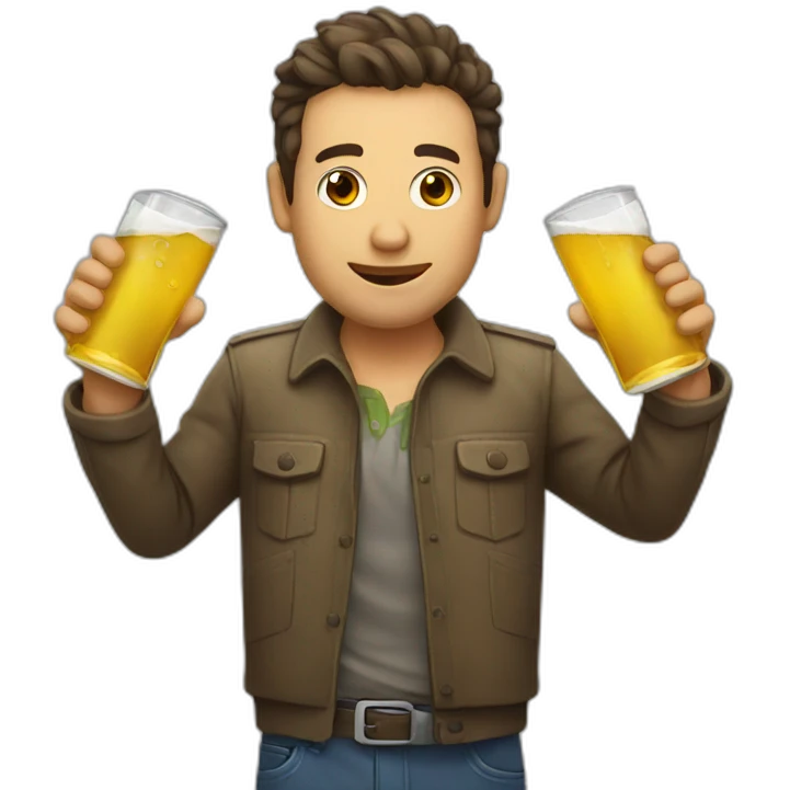 Drinking developer emoji