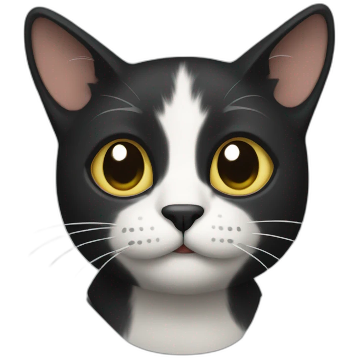 Gato negro emoji