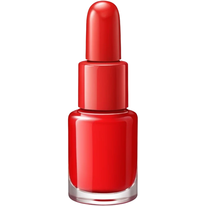 red nail polish bottle emoji
