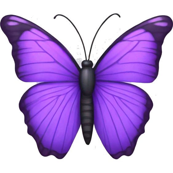   purple butterfly emoji