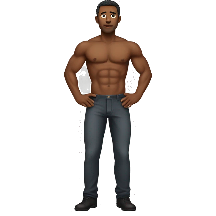 man with Abs emoji