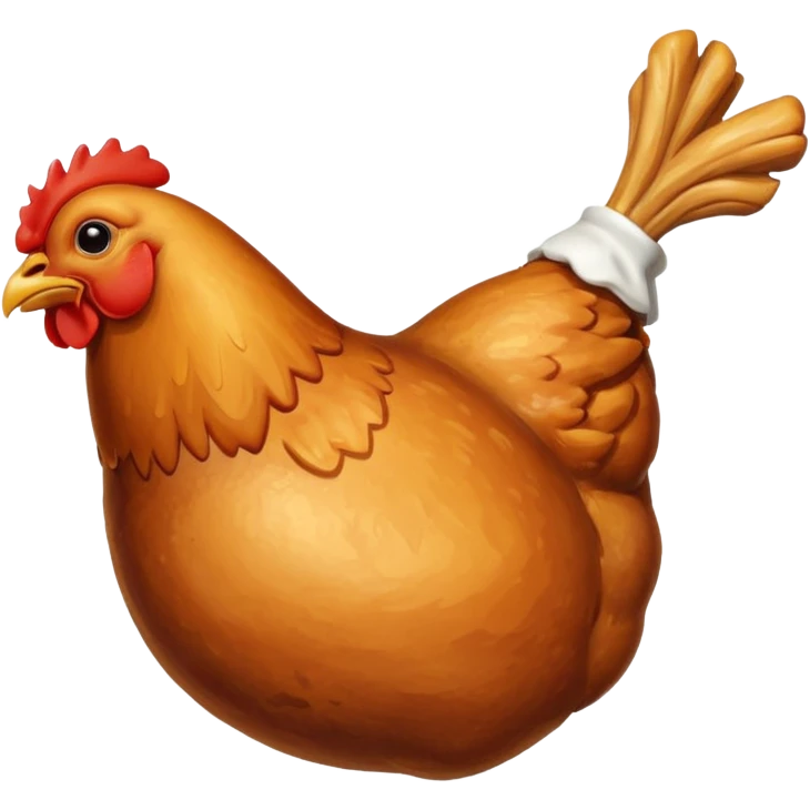 chicken fry leg emoji