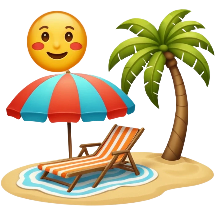 Beach emoji