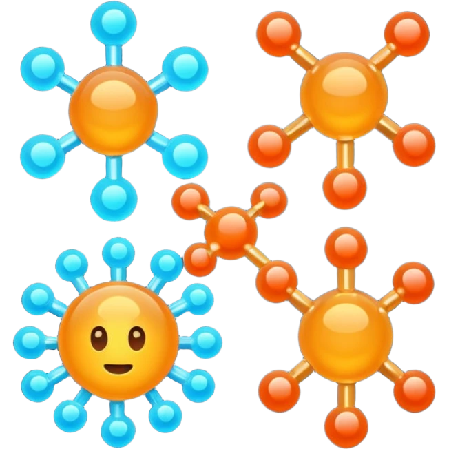 умные молекулы emoji