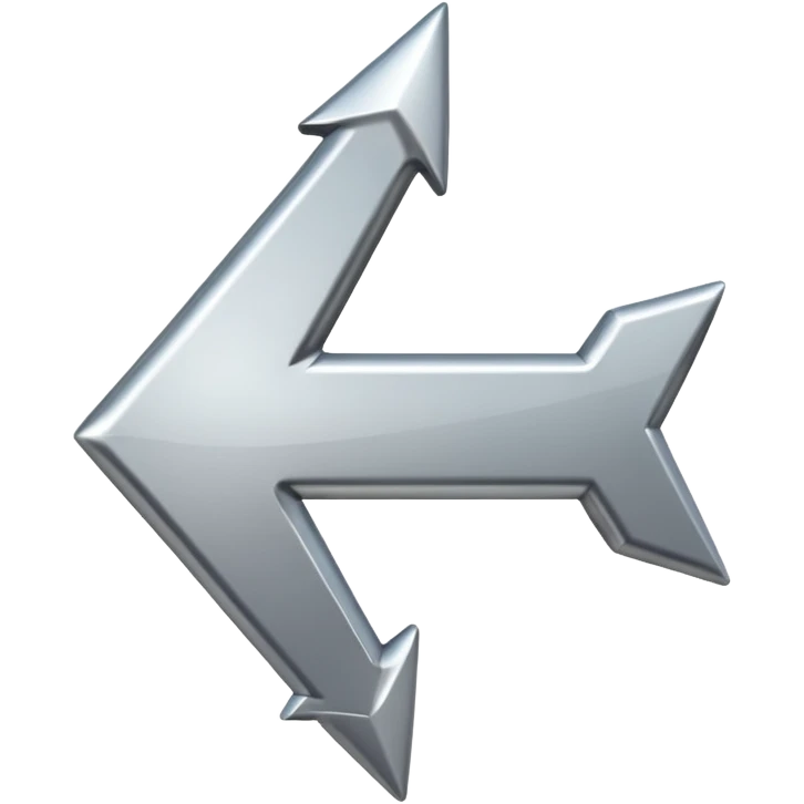 eleganter pfeil nach oben emoji