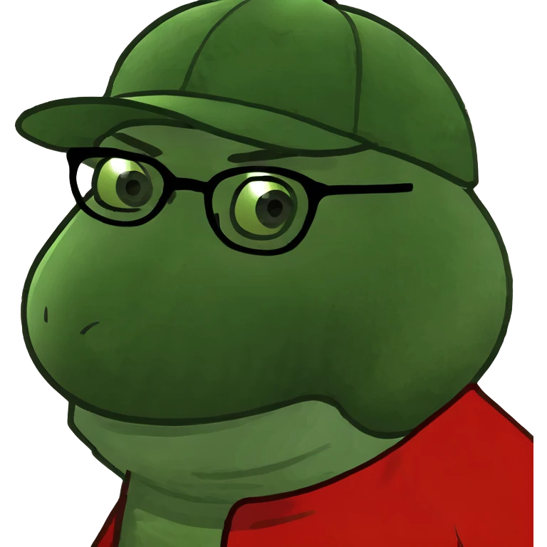 smiling man in red with black glasses baseball cap emoji