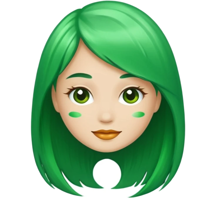 Classic hair dye (Title: Lina's salon Green) emoji