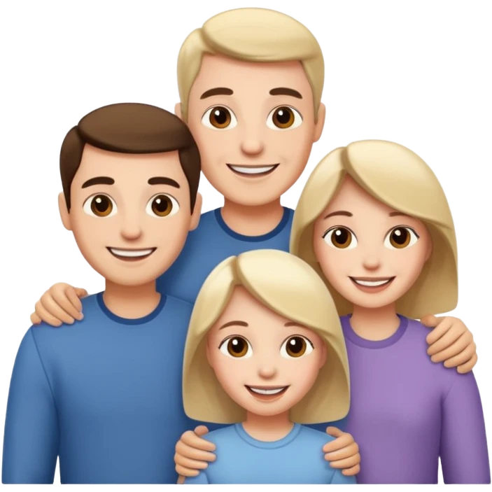 fater, mother, sister, brother emoji