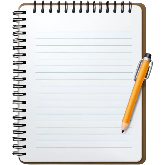 Emoji de uma Estrutura da prova de caderno emoji