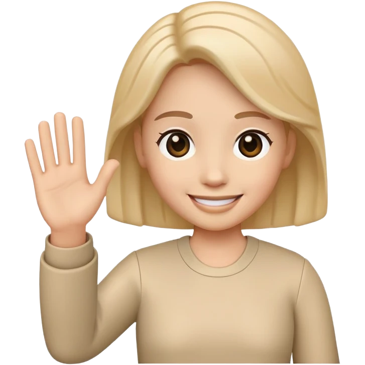 ai waving to a camera emoji