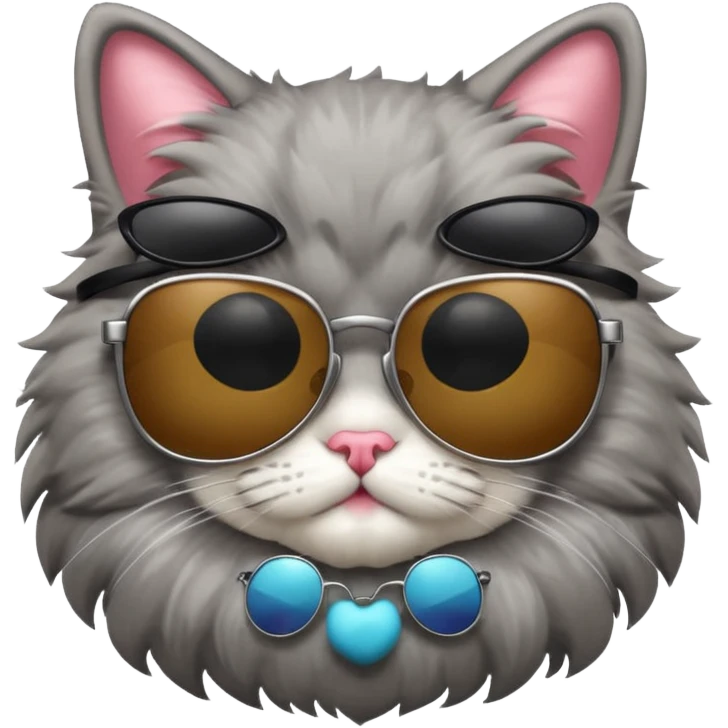 Cat wearing sunglasses emoji