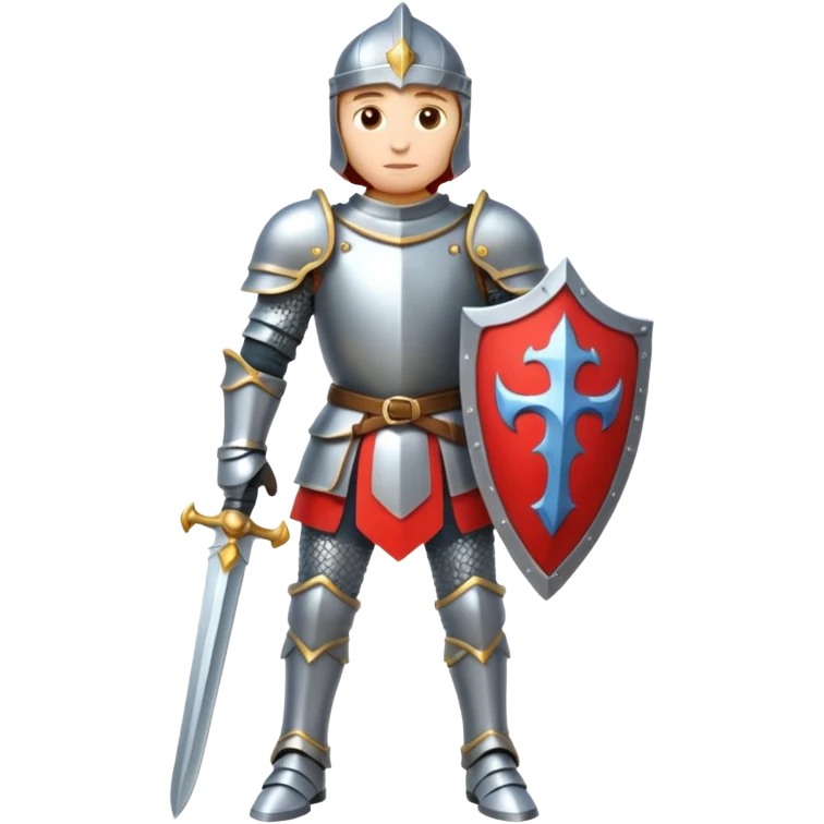 brave knight full body emoji