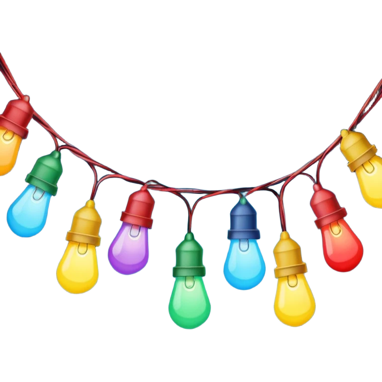 Chritsmas lights emoji