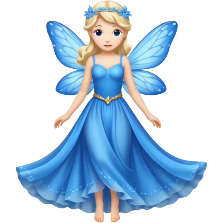 Blue fairy emoji