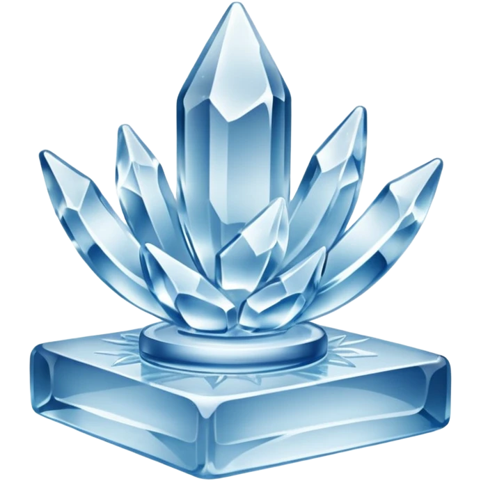 full  ice sculpture emoji