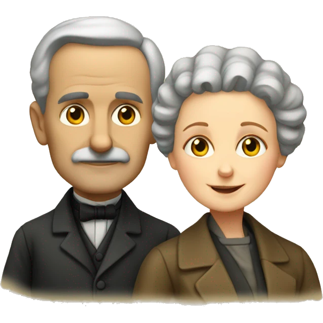 Pierre and Marie Curie emoji
