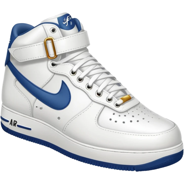 make a genmoji for a pair of white air force shoes emoji